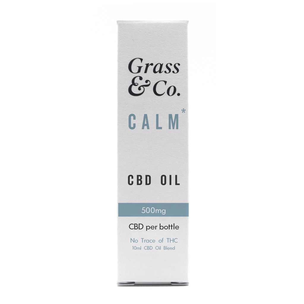 Grass & Co., CALM 10ml, 500mg CBD Consumable Oil