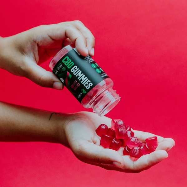 Reakiro CBD Vegan Gummies Cherry 750mg, 30pcs, Sugar free