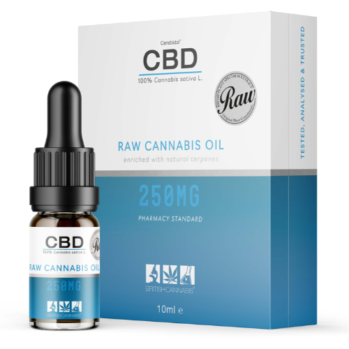 250mg - 2000mg RAW Cannabis CBD Oil | 10ml