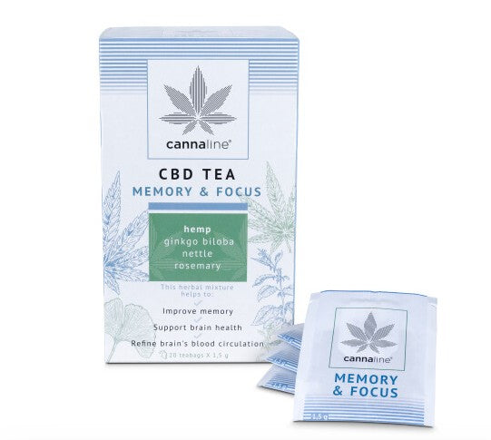 CBD TEA FROM CANNALINE FOR FOCUS AND MEMORY