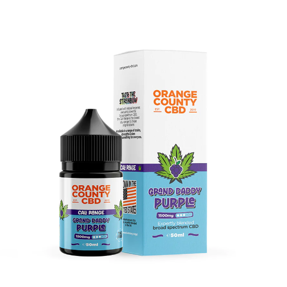 『過去一クラス』THCAD 1g cbd cbg crdp 1500-2500mg Grandaddy Purple (Cali Range) CBD E-Liquid | 50ml