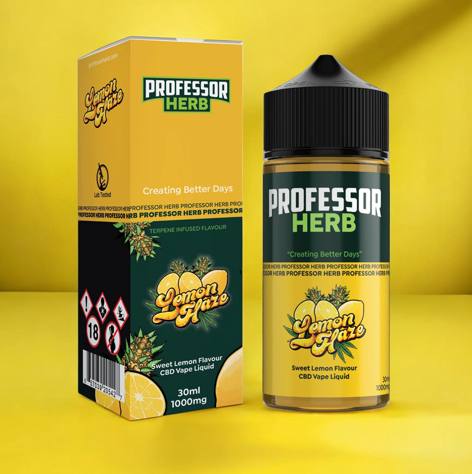 Professor Herb CBD Vape Liquid 1000mg/30ml | Lemon Haze CBD Healing Store Professor Herb CBD Vape Liquid 1000mg/30ml | Lemon Haze CBD Healing Store