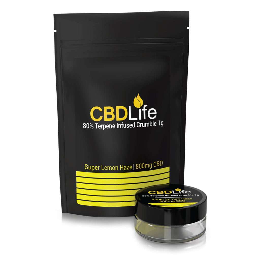 CBDLife Terpene Infused Broad Spectrum Crumble 80%