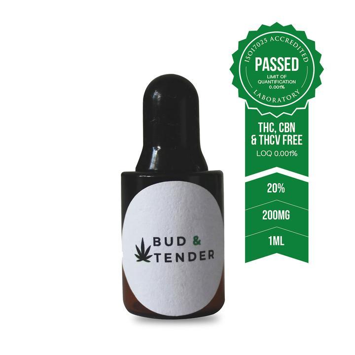 Bud & Tender Premium 20% CBD Oil (1ml sample)
