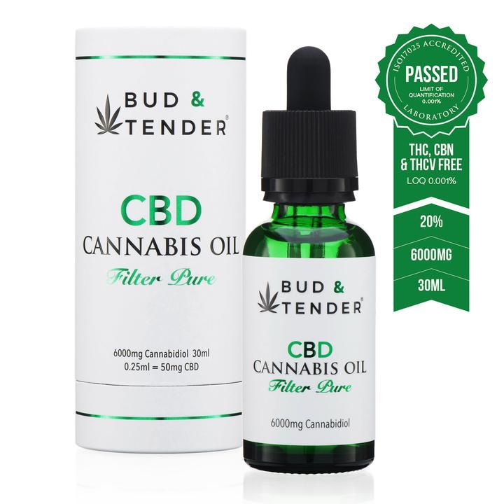 Bud & Tender Premium 20% CBD Oil (10ml)