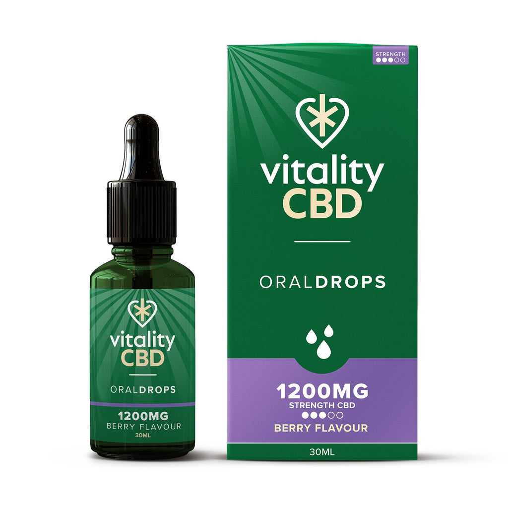 Vitality Berry Flavour CBD Oil Drops 30ml