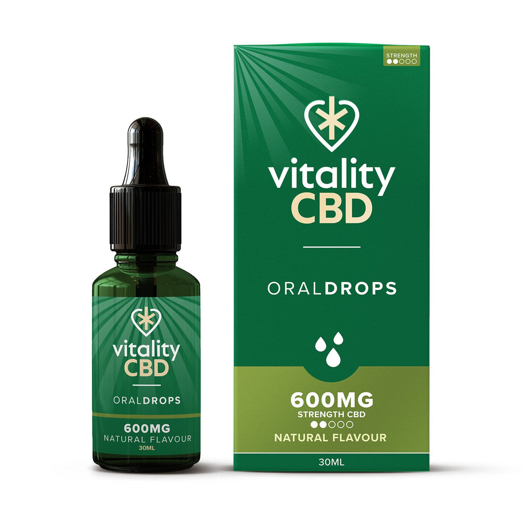 Vitality Natural Flavour CBD Oil Drops 30ml