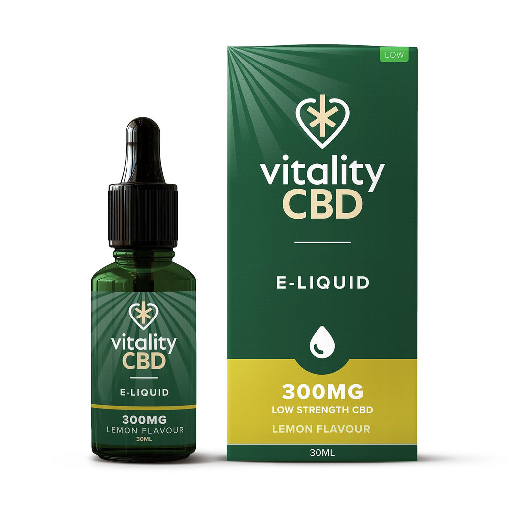 Vitality Lemon Flavour Broad Spectrum CBD E-liquid 30ml