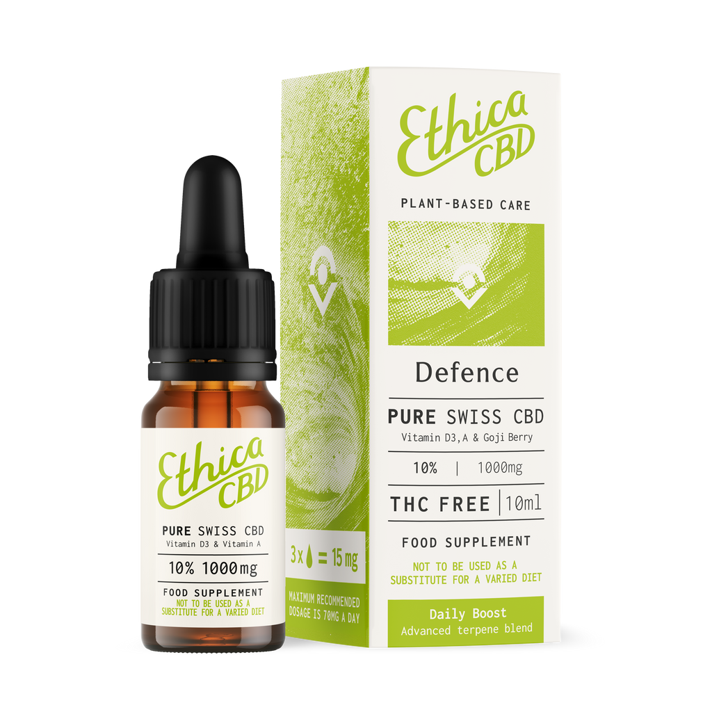 1000mg Pure Swiss CBD - Defence | Daily Boost