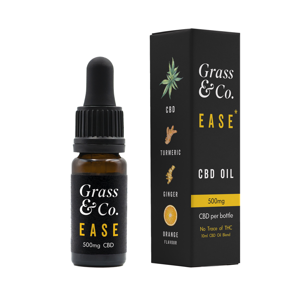 Grass & Co., EASE 10ml, 500mg CBD Consumable Oil