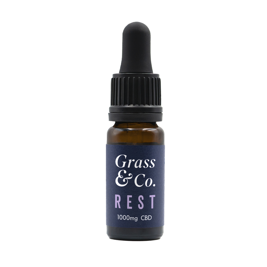 Grass & Co., REST 10ml, 1,000mg CBD Consumable Oil
