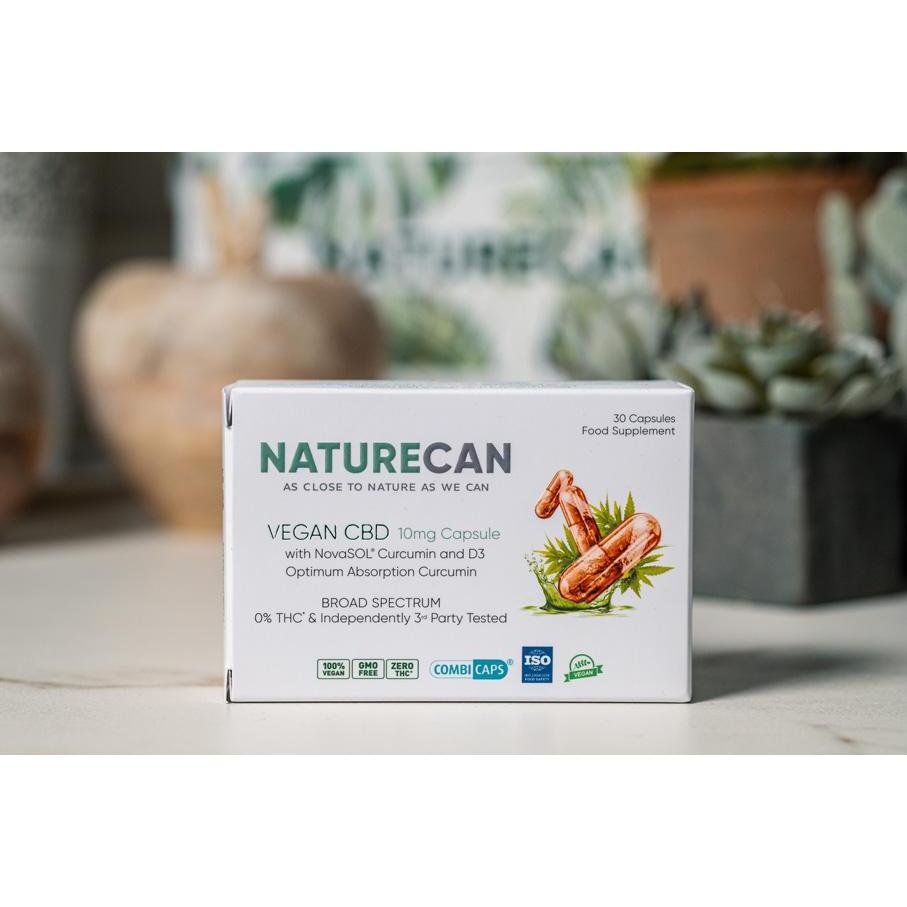 Naturecan Vegan CBD with Curcumin & D3