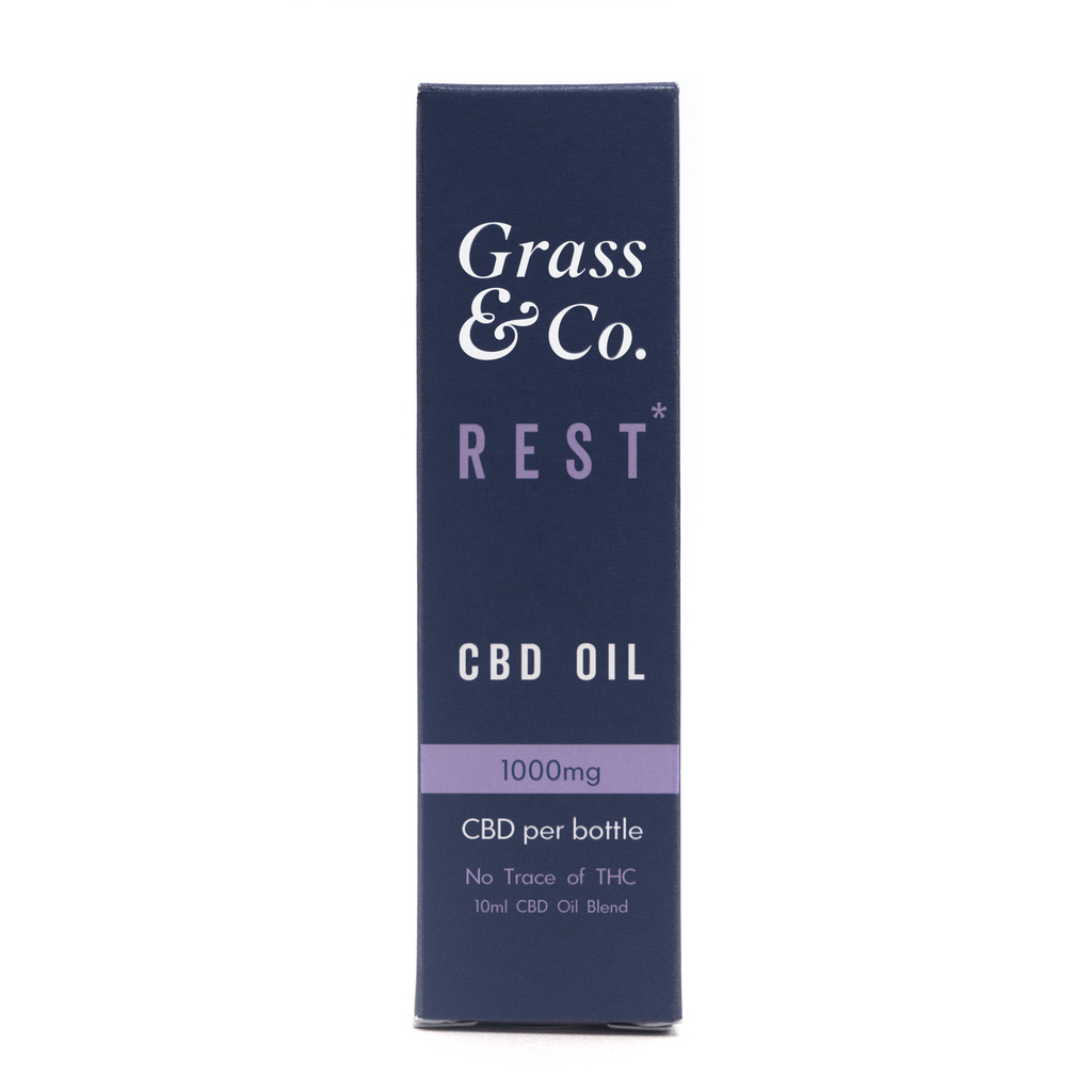 Grass & Co., REST 10ml, 1,000mg CBD Consumable Oil