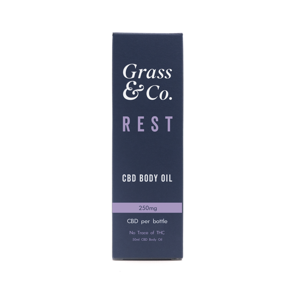 Grass & Co., REST 50ml, 250mg CBD Body Oil