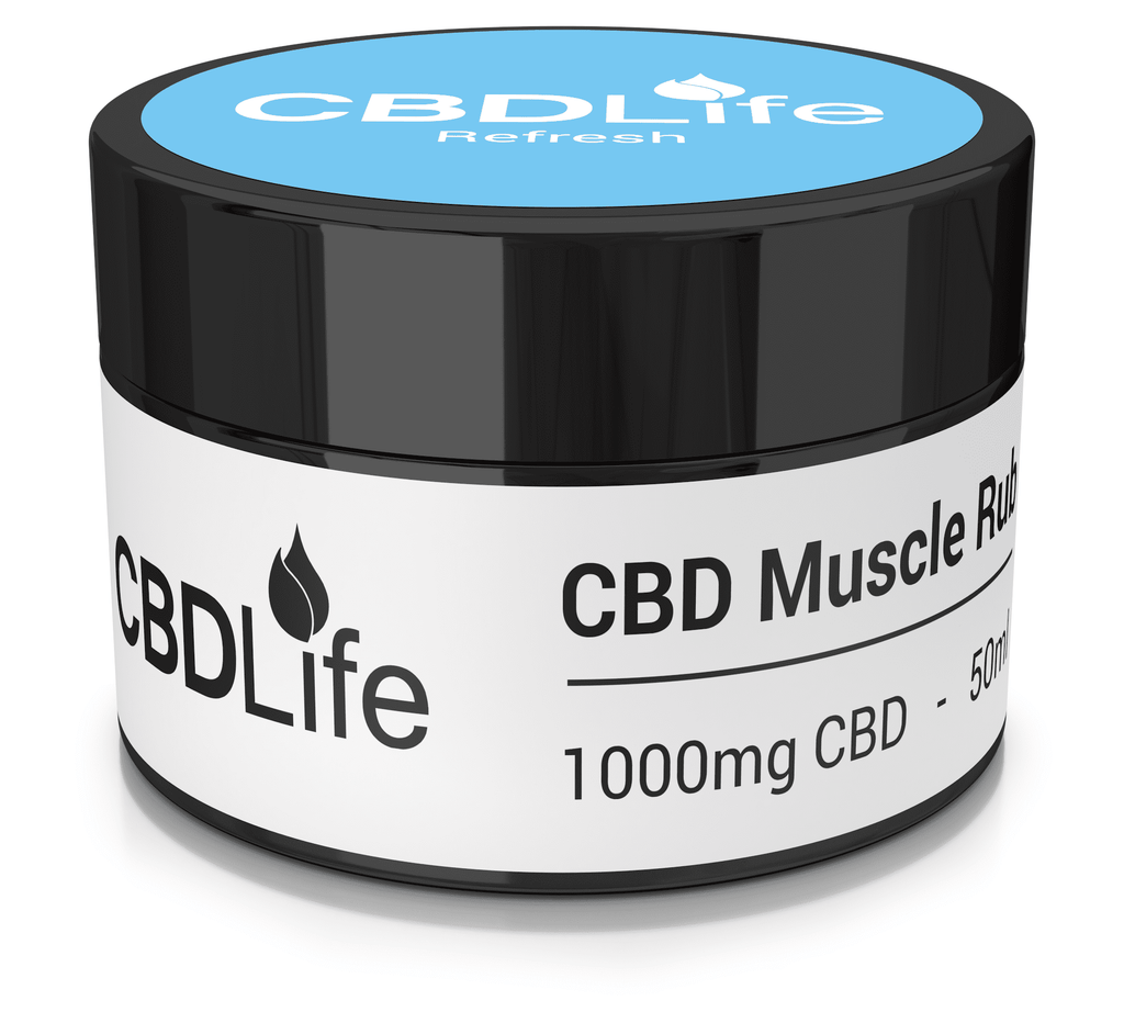 CBDLife 1000mg Muscle Rub – 50ml