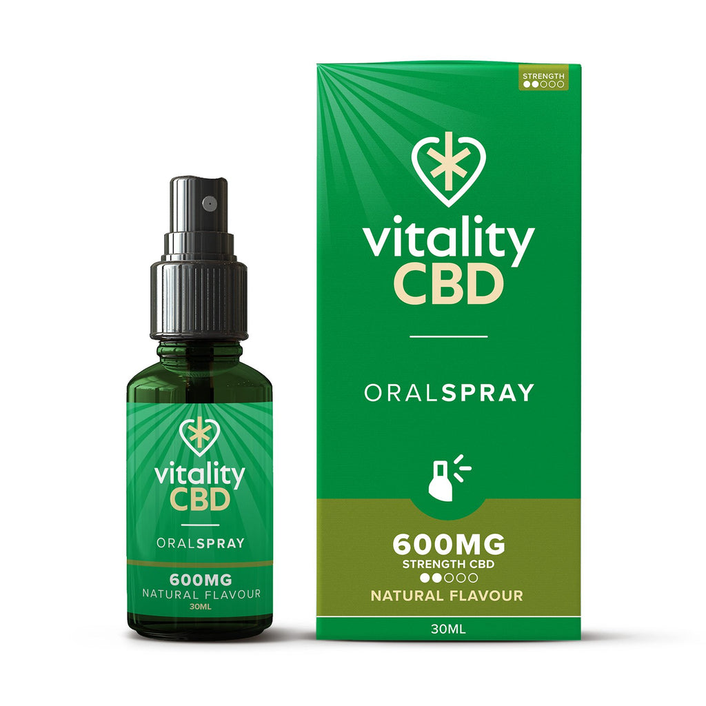 Vitality Natural Flavour CBD Oil Spray 30ml