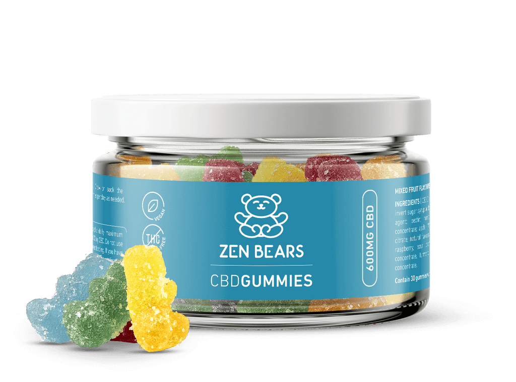 ZenBears CBD Gummies 20mg - 30 pcs
