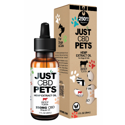 100mg - 500mg CBD Oil for Dogs | 30ml | Beef Flavored