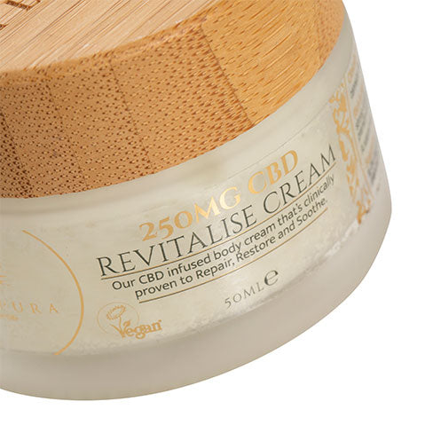 250mg Hempura Revitalise CBD Cream with Terpenes (50ml) – Clinically Proven!