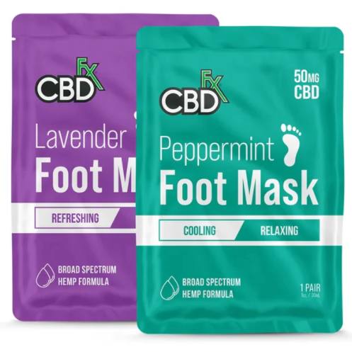50mg Hemp Lavender & Peppermint Foot Mask | 1 Pair