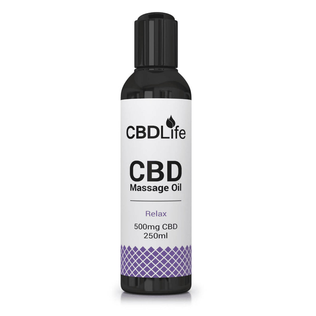 CBDLife 500mg Massage Oil – 250ml